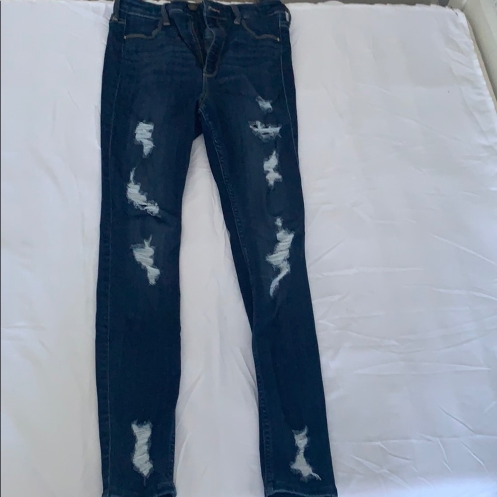 ultra high rise jean legging